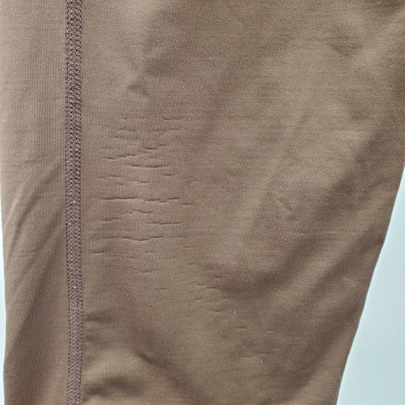 Patagonia Brown Crop Leggings Base Layer Active Workout - Picture 6 of 7